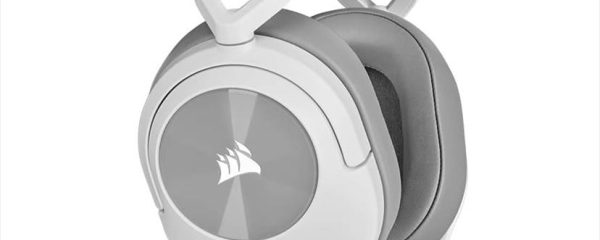 HEADPHONES CORSAIR Gaming-Headset HS55 Wired w/microphone, PC/PS5/PS4/MAC, White, CA-9011261-EU
