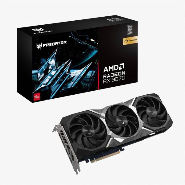 VGA ACER RX 9070 Predator BiFrost Radeon OC 16GB GDDR6 256-bit, HDMI, 3xDP, DP.Z4GWW.P01