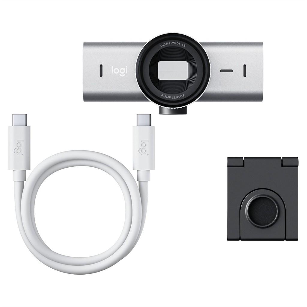 WEB CAMERA LOGITECH MX BRIO 4K/30fps USB Type-C, Grey, 960-001554 - Image 4