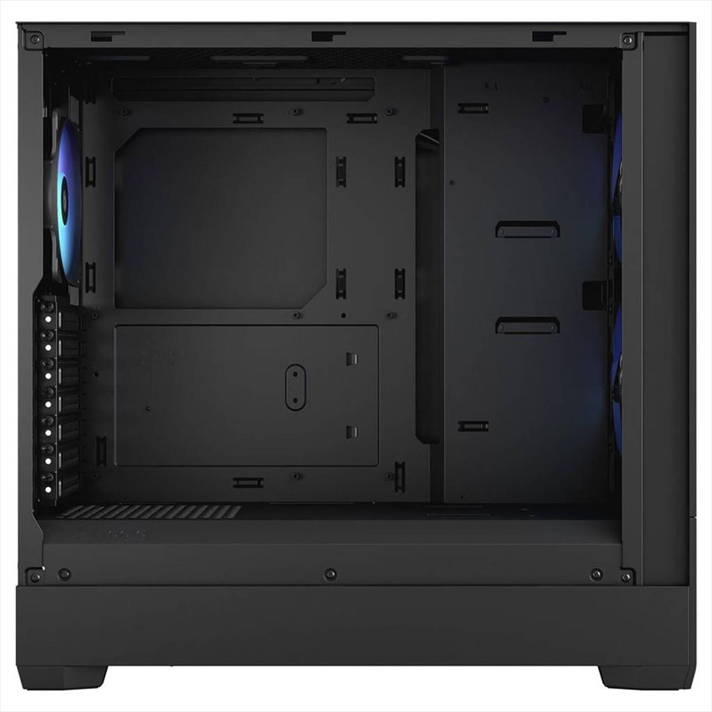 CASE FRACTAL DESIGN ATX Mid-Tower Pop Air RGB Black, 3x120mm Aspect 12 RGB, w/WINDOW, Front Mesh, FD-C-POR1A-06 - Image 3