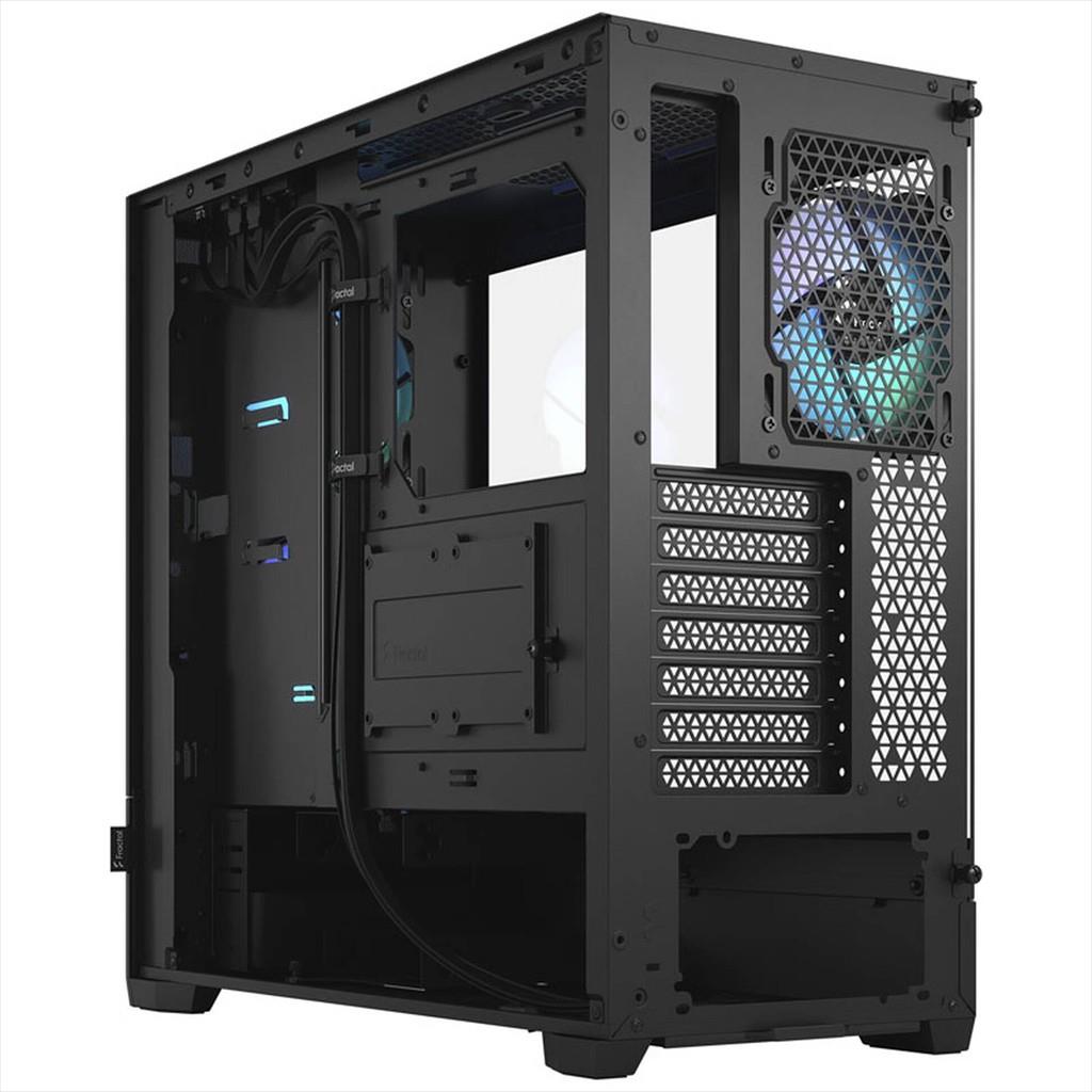 CASE FRACTAL DESIGN ATX Mid-Tower Pop Air RGB Black, 3x120mm Aspect 12 RGB, w/WINDOW, Front Mesh, FD-C-POR1A-06 - Image 5