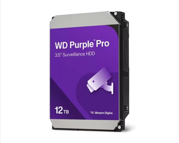 Hdd 3,5" 12tb wd purple pro 7200rpm 512mb 24x7 sataiii wd122purp