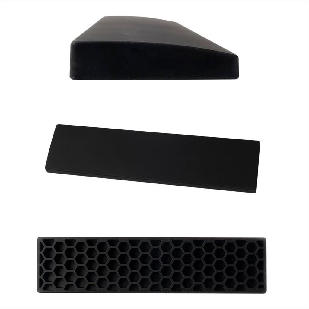 KEYBOARD WRIST REST SILICON KEYCHRON K2/K6/K2 Pro/K6 Pro, Black, PR43 - Image 3