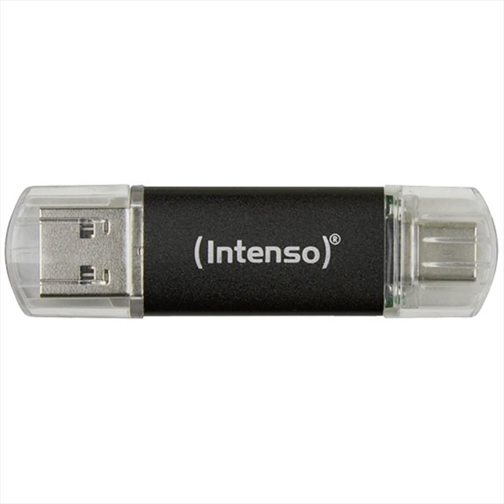 USB Flash Drive 3.2 Gen1 32GB INTENSO TWIST LINE, USB-A&USB-C, 3539480