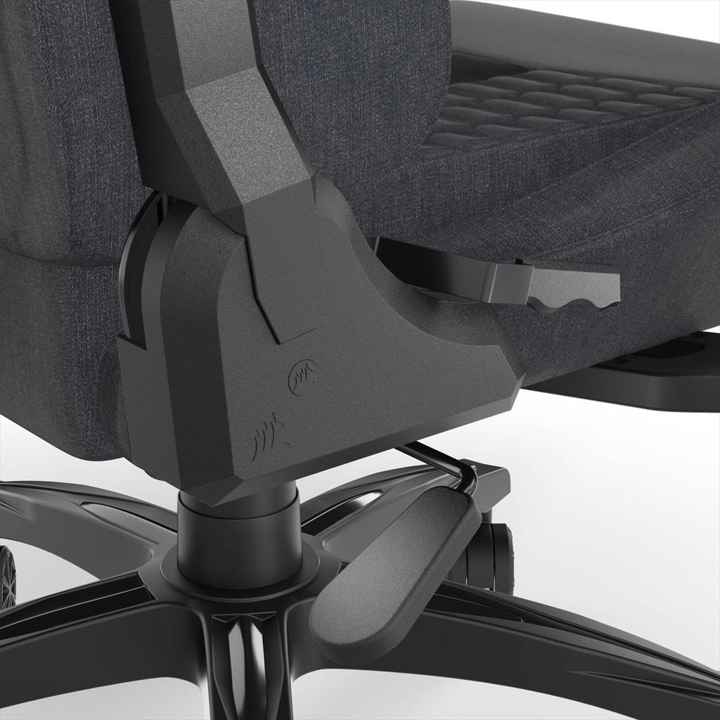 GAMING CHAIR CORSAIR TC100 RELAXED FABRIC, 120KG MAX, Black/Grey, CF-9010052-WW - Image 3