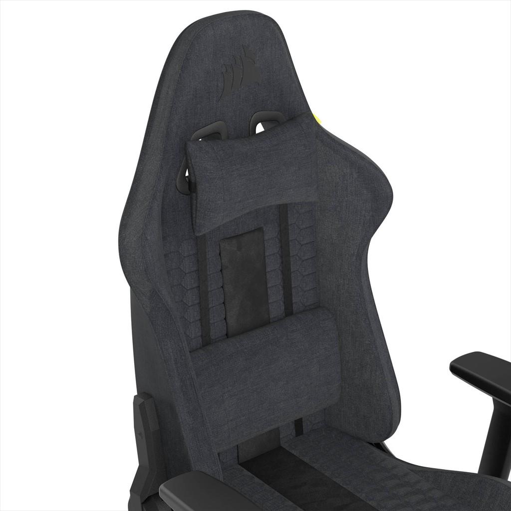 GAMING CHAIR CORSAIR TC100 RELAXED FABRIC, 120KG MAX, Black/Grey, CF-9010052-WW - Image 4