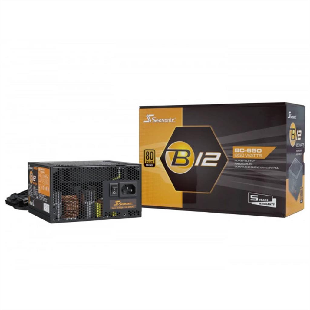 PSU 650W SEASONIC CORE BC ATX3.1, 80+ BRONZE, Black, 1Y65CBCRT3A10X