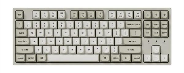 KEYBOARD MECHANICAL KEYCHRON C1 Pro 8K QMK/VIA TKL RGB HS Keychron Super Banana switch, C1PX-M4