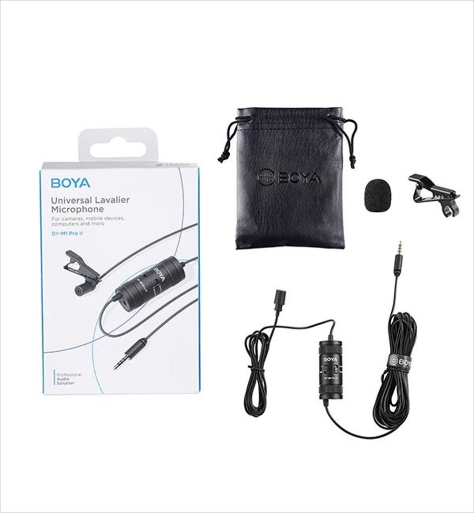 MICROPHONE BOYA BY-M1 PRO II, 1x 3.5mm jack, 6m length, Black, BY-M1 Pro II - Image 2