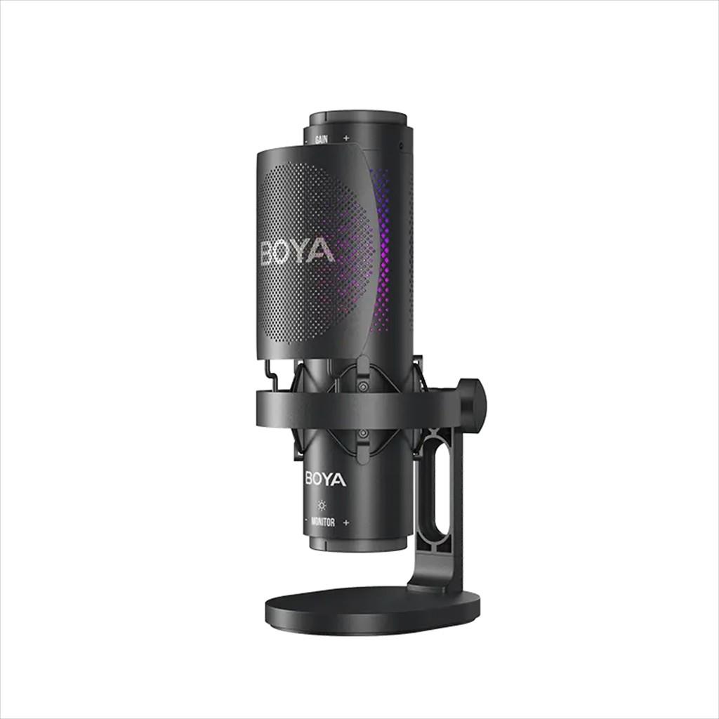 MICROPHONE BOYA USB Type-C BOYA K9, RGB, Cardioid, Black - Image 3