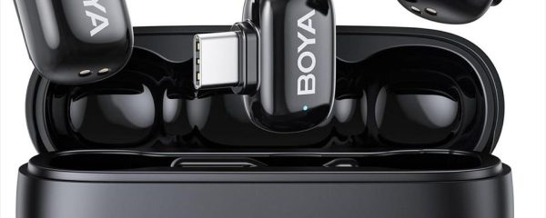 MICROPHONE WIRELESS SYSTEM BOYA MINI 2-02, 2xMIC, USB-C receiver, Black, MINI 2-02
