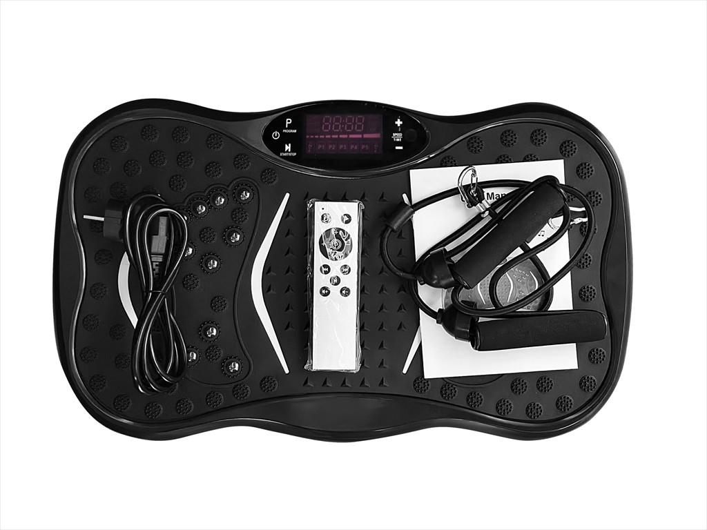 EXTRALINK FITNESS VIBRATION PLATFORM, MOONWALK SPINMOVE, BLACK - Image 4