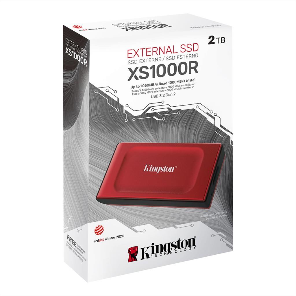 EXTERNAL SSD Kingston USB 3.2 Gen2 XS1000 2TB 1050MB/s, SXS1000R/2000G - Image 2