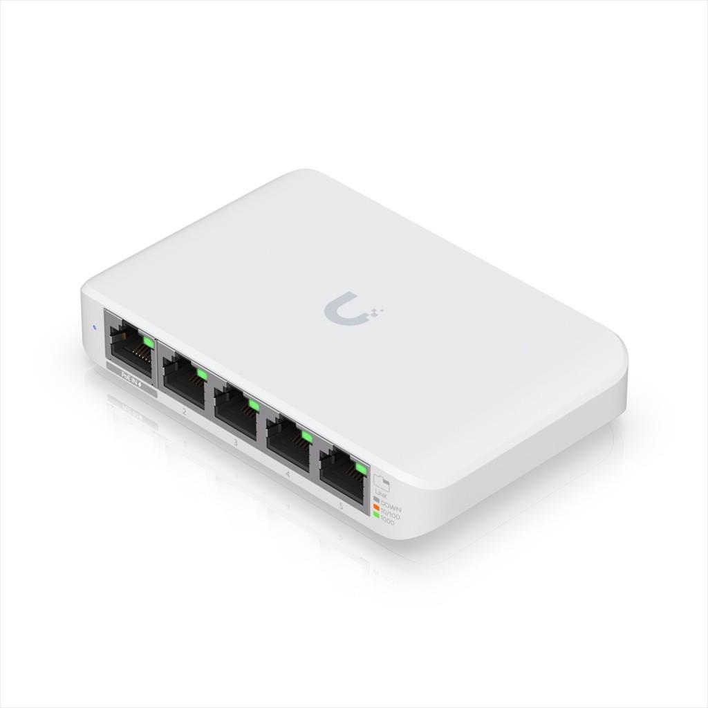 NET Switch Ubiquiti 5-port Gigabit 1xPoE/PoE+, USW-Flex-Mini