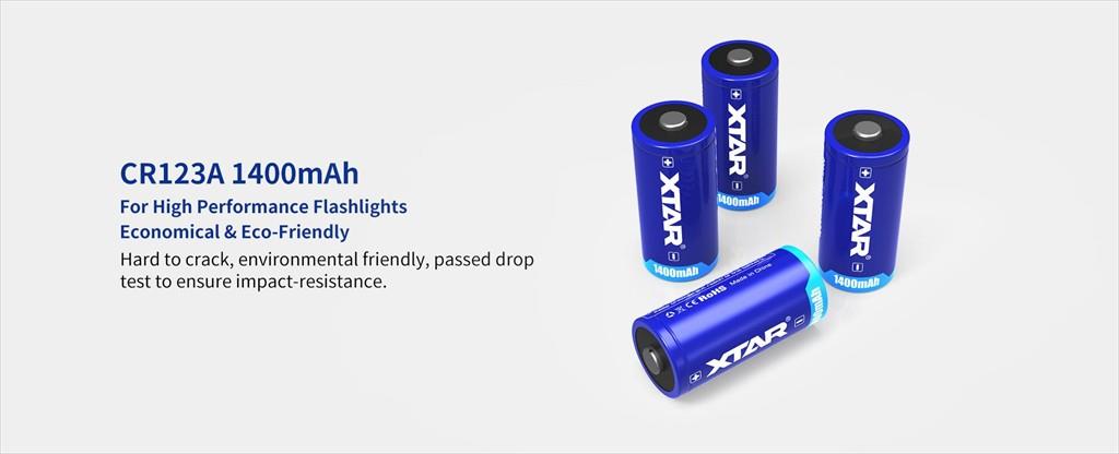 Battery XTAR LITHIUM 3V, CR123A - Image 2