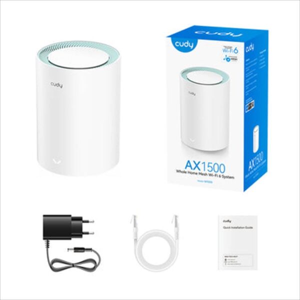 NET ROUTER MESH SYSTEM AX1500 CUDY M1500-1 (1-Pack)