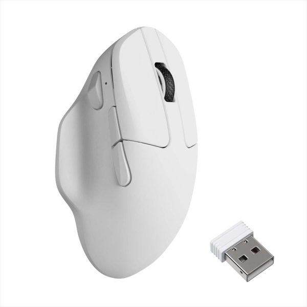 MOUSE WIRELESS USB KEYCHRON M7 WHITE, w/bluetooth, 30000 DPI, 8K Poling rate, M7-A24