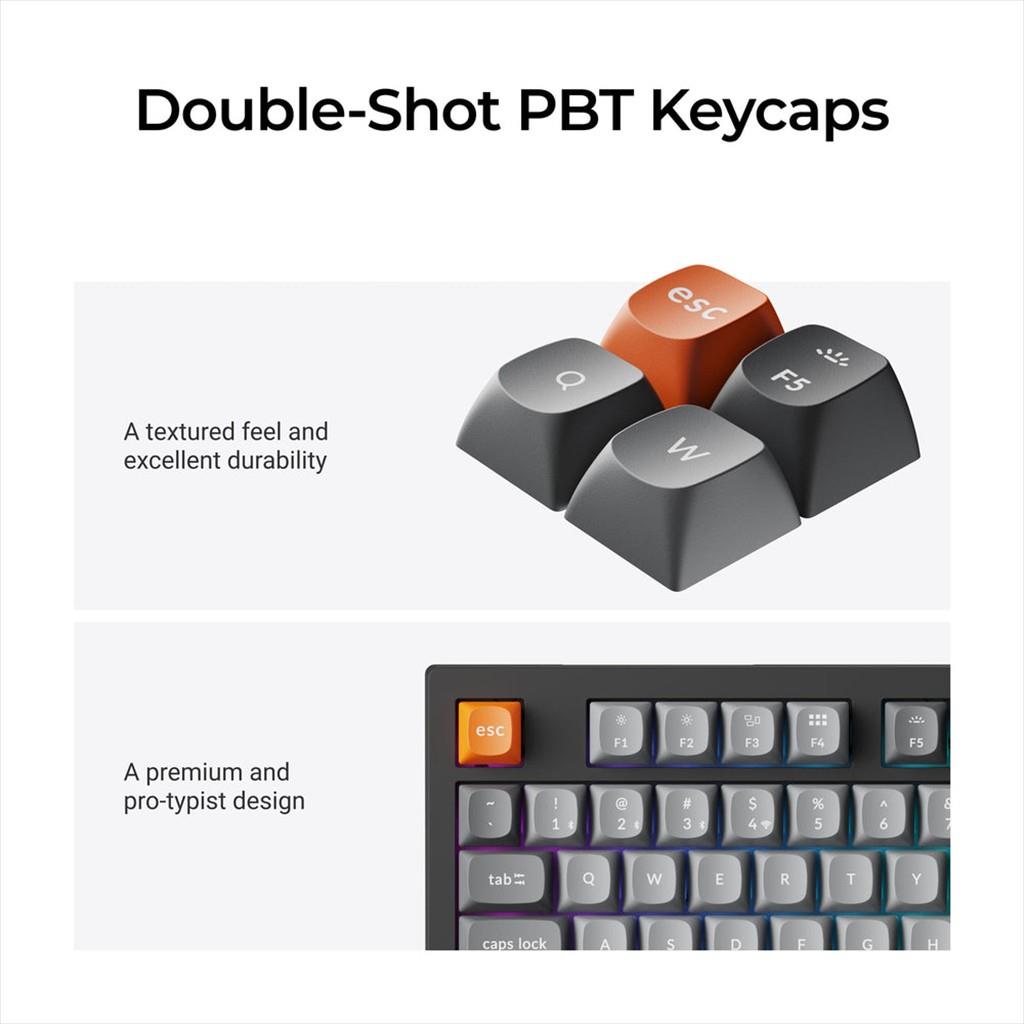 KEYBOARD MECHANICAL KEYCHRON K10 MAX HS Full Size RGB Keychron super Banana switch, Multi-Device 2.4 GHz & BT Black, K10M-H4 - Image 4