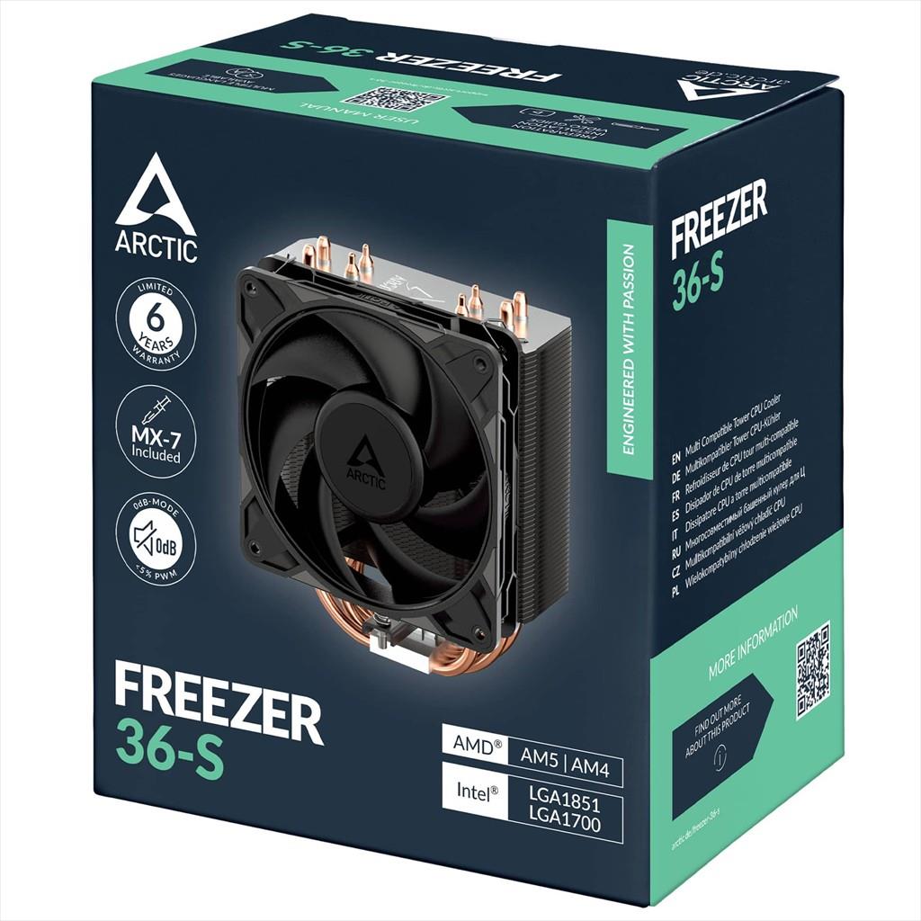 COOLERS CPU ARCTIC Freezer 36-S (SINGLE FAN) Intel LGA1700, LGA1851/AMD AM5, AM4, ACFRE00194A - Image 2