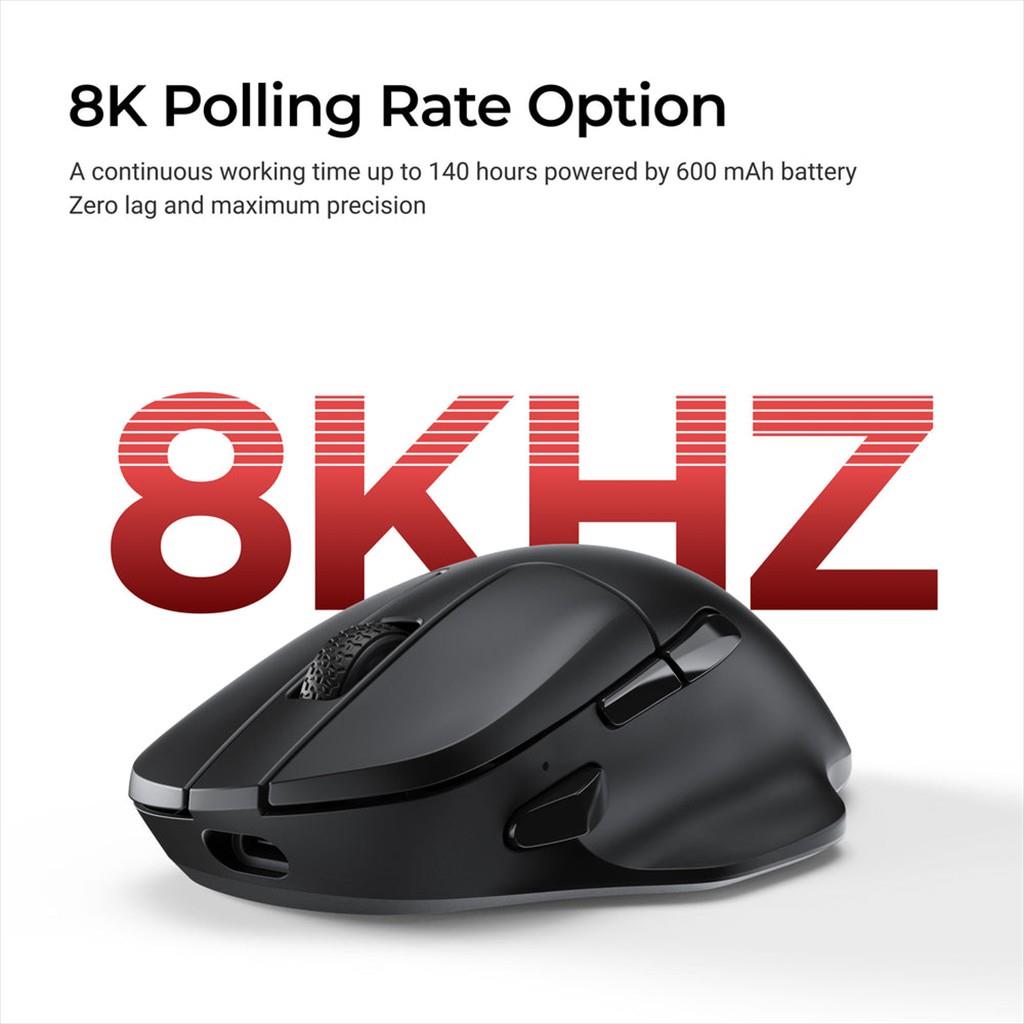 MOUSE WIRELESS USB KEYCHRON M7, w/bluetooth, 30000 DPI, 8000Hz, Black, M7-A23 - Image 3