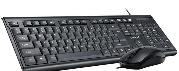 COMBO KEYBOARD AND MOUSE WIRED EXTRALINK TF500, Black,