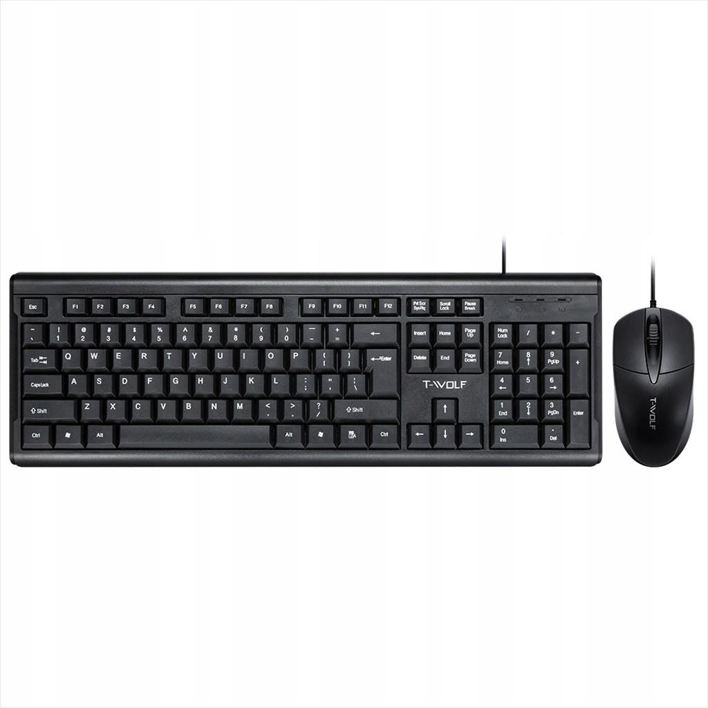 COMBO KEYBOARD AND MOUSE WIRED EXTRALINK TF500, Black, - Image 2