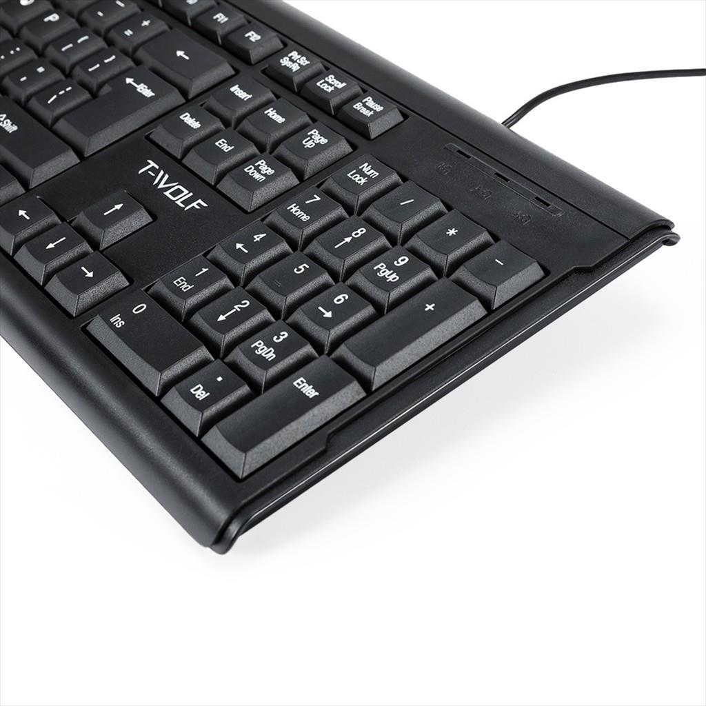 COMBO KEYBOARD AND MOUSE WIRED EXTRALINK TF500, Black, - Image 5