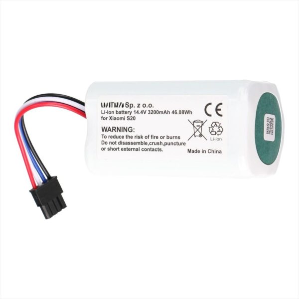 CE ACCESSORIES MI ROBOT VACUUM S20 BATTERY 3200Mah, 14.4v, 46.08Wh