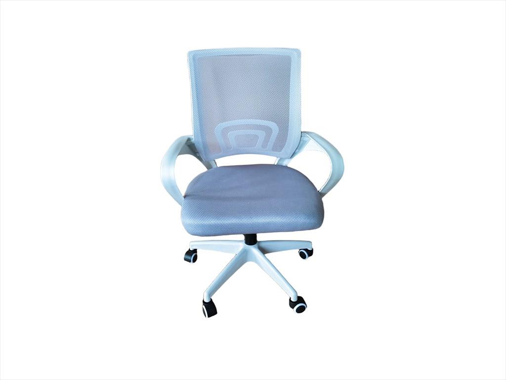 EXTRALINK CHAIR SWIVEL OFFICE, LIGHT GRAY - Image 3