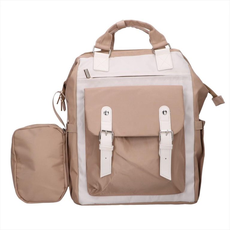 BACKPACK EXTRALINK BLACK FOREST CABIN TRAVEL BACKPACK 40X30X15 CM - KM02 COSMETIC BAG, BEIGE