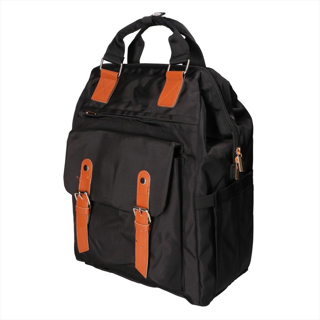 BACKPACK EXTRALINK BLACK FOREST CABIN TRAVEL BACKPACK 40X30X15 CM - KM02 COSMETIC BAG, BLACK - Image 2