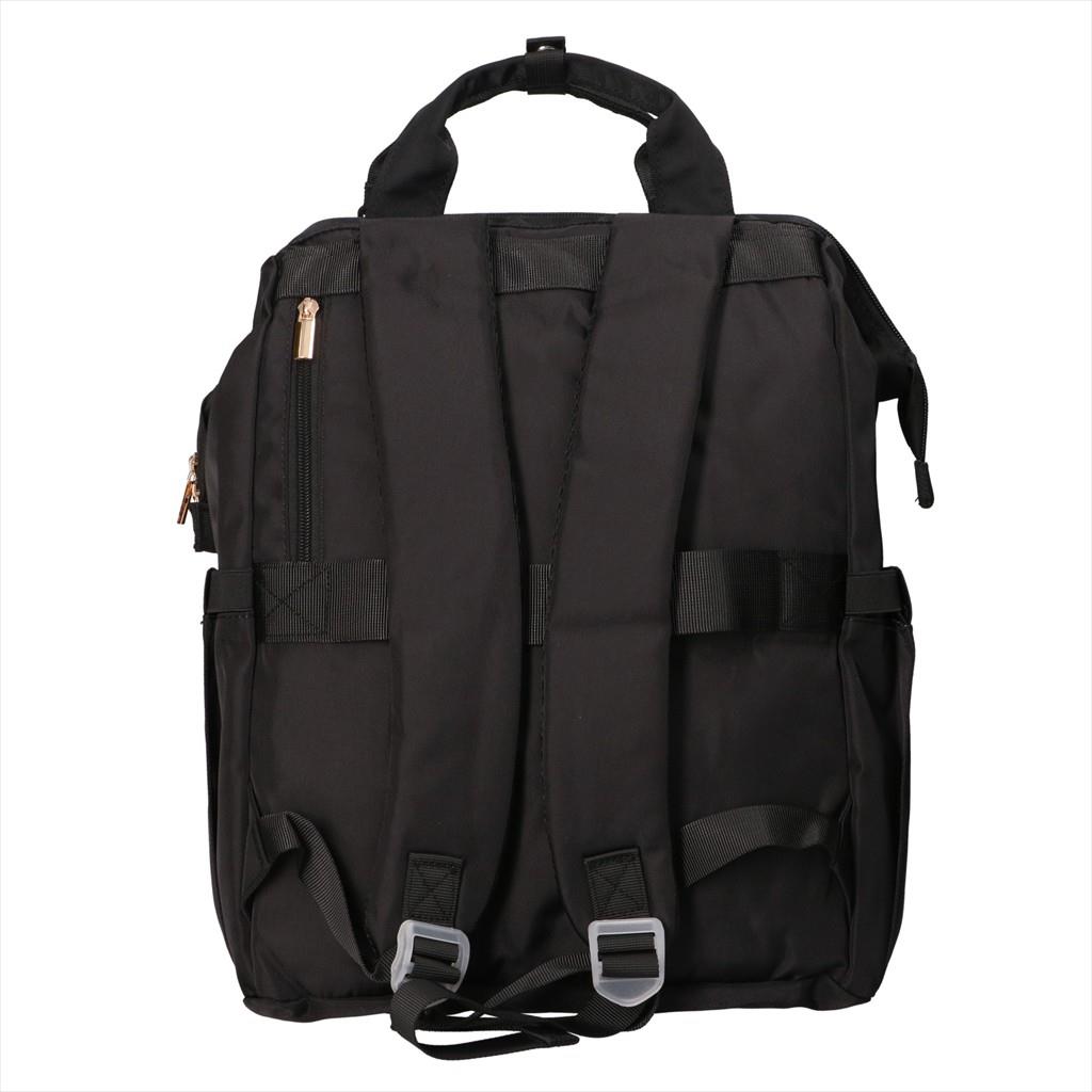 BACKPACK EXTRALINK BLACK FOREST CABIN TRAVEL BACKPACK 40X30X15 CM - KM02 COSMETIC BAG, BLACK - Image 3