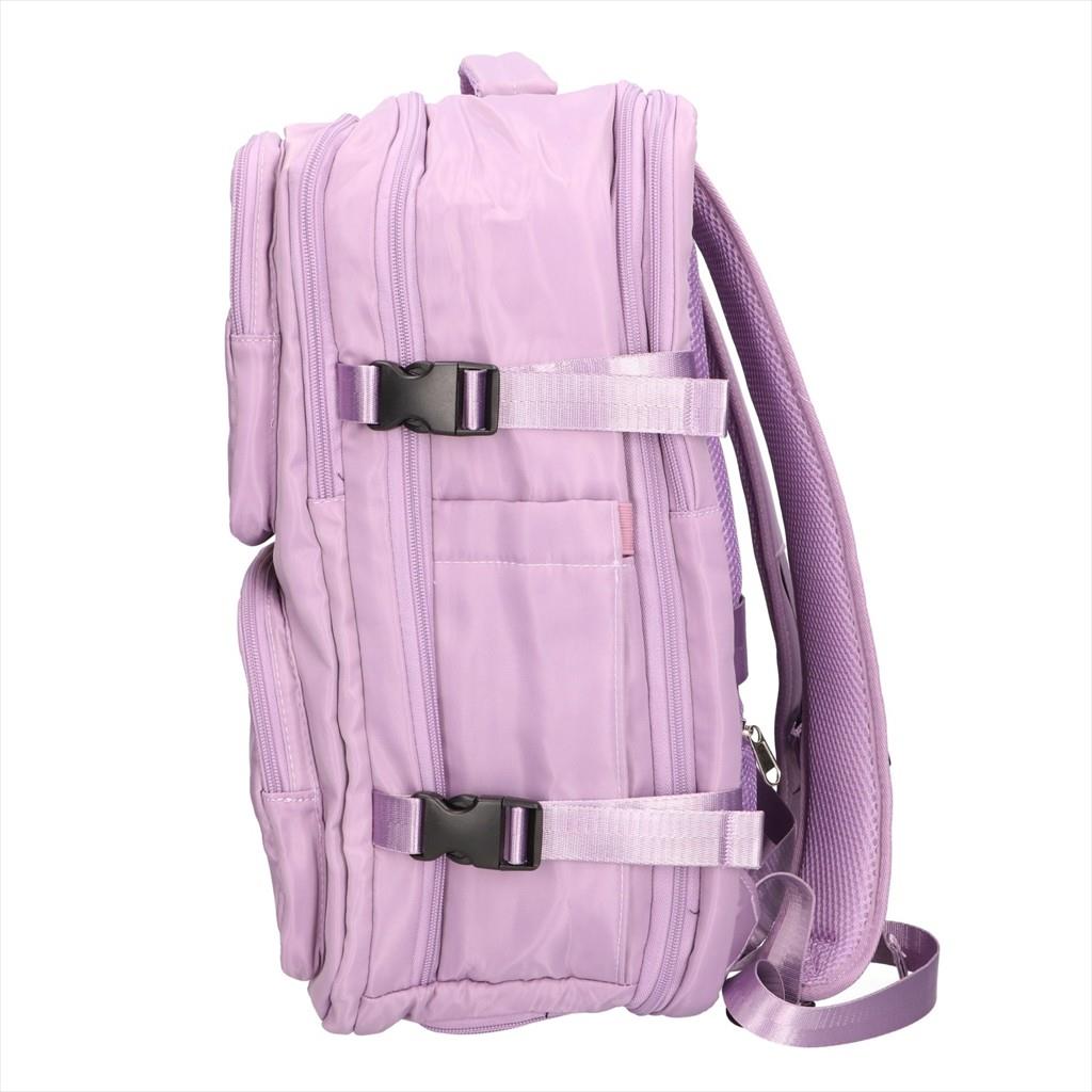 BACKPACK EXTRALINK BLACK FOREST CABIN TRAVEL BACKPACK 40X30X20 CM - KM01 PINK - Image 4