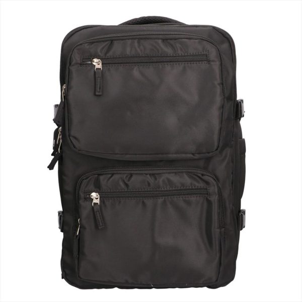 BACKPACK EXTRALINK BLACK FOREST CABIN TRAVEL BACKPACK 40X30X20 CM - KM01 BLACK