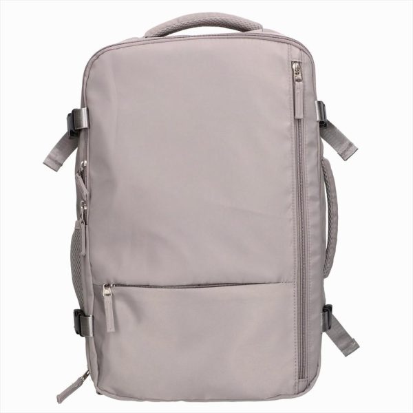 BACKPACK EXTRALINK BLACK FOREST CABIN TRAVEL BACKPACK 45X20X30CM - KM03 2XCOSMETIC BAG, GREY