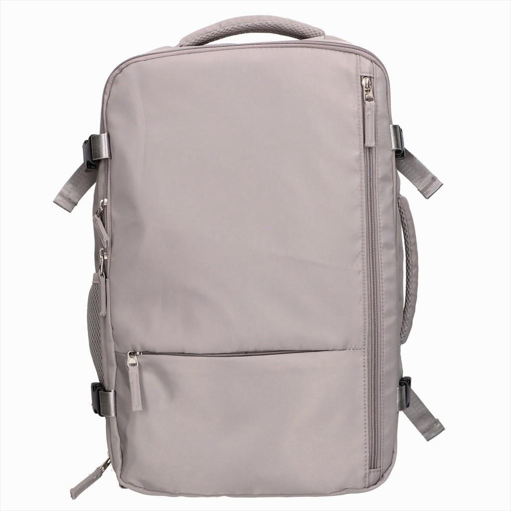 BACKPACK EXTRALINK BLACK FOREST CABIN TRAVEL BACKPACK 45X20X30CM - KM03 2XCOSMETIC BAG, GREY