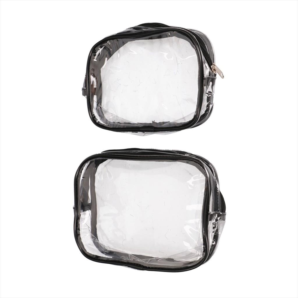 BACKPACK EXTRALINK BLACK FOREST CABIN TRAVEL BACKPACK 45X20X30CM - KM03 2XCOSMETIC BAG, GREY - Image 2