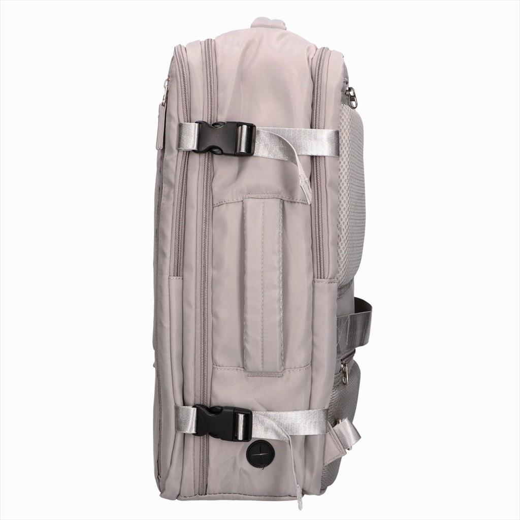 BACKPACK EXTRALINK BLACK FOREST CABIN TRAVEL BACKPACK 45X20X30CM - KM03 2XCOSMETIC BAG, GREY - Image 5