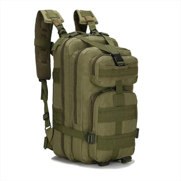 BACKPACK EXTRALINK MILITARY TACTICAL TRAVEL SCHOOL BACKPACK 30L - MIL665, MILITARY GREEN