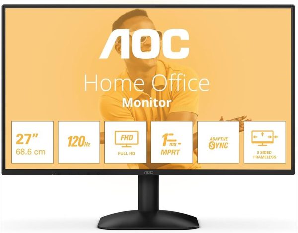 Monitor 27" aoc 27b31h ips, 16:9, 1920x1080, hdmi, vga, 1ms, 120hz