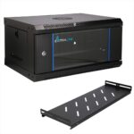 NET RACK CABINET 4U 530X400 EXTRALINK, WALL-MOUNTED RACKMOUNT, shelf included