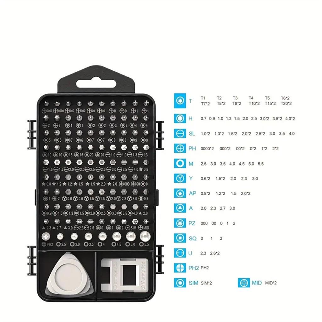 TOOL EXTRALINK 115W1-1308 Precision Screwdriver Toolkit 115 in 1 - Image 3