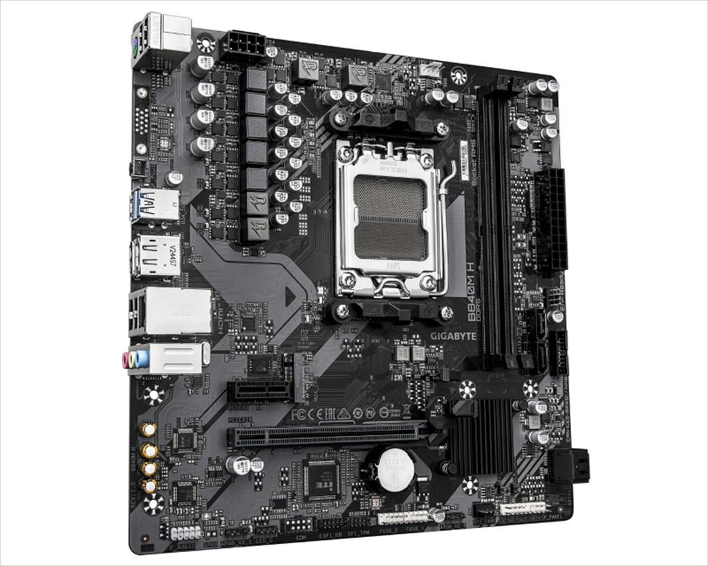 MB AM5 B840M H GIGABYTE 2xDDR5 7200Mhz (O.C), HDMI, DP, 1x PCI-Ex16 4.0,1x PCI-Ex1 3.0, 1xM.2,4xSATAIII - Image 3
