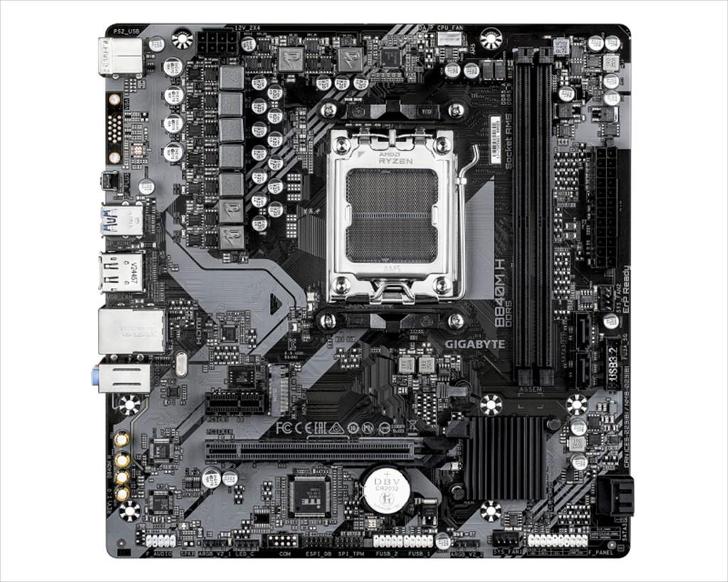 MB AM5 B840M H GIGABYTE 2xDDR5 7200Mhz (O.C), HDMI, DP, 1x PCI-Ex16 4.0,1x PCI-Ex1 3.0, 1xM.2,4xSATAIII - Image 4