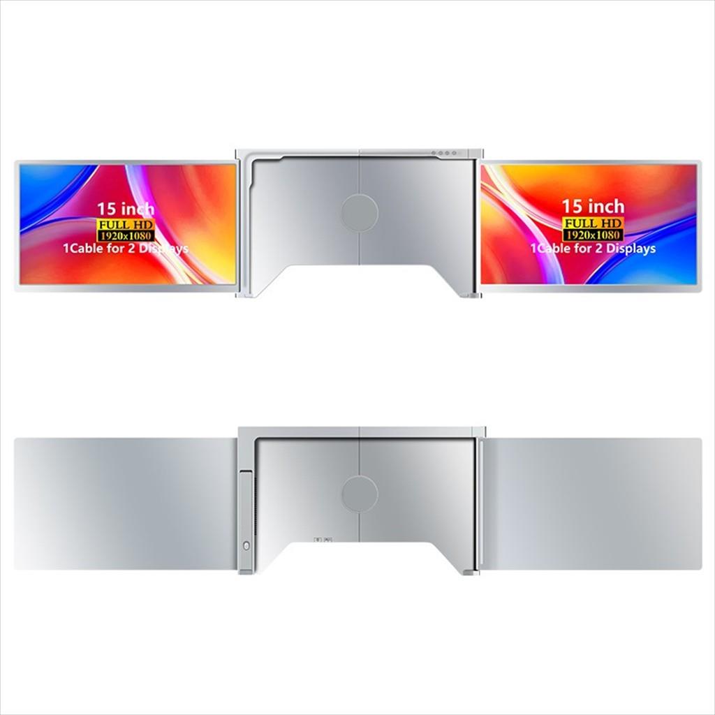 NB 2-SCREEN MONITOR 15" EXTRALINK S600, IPS FULLHD, 15"-17.3" - Image 3
