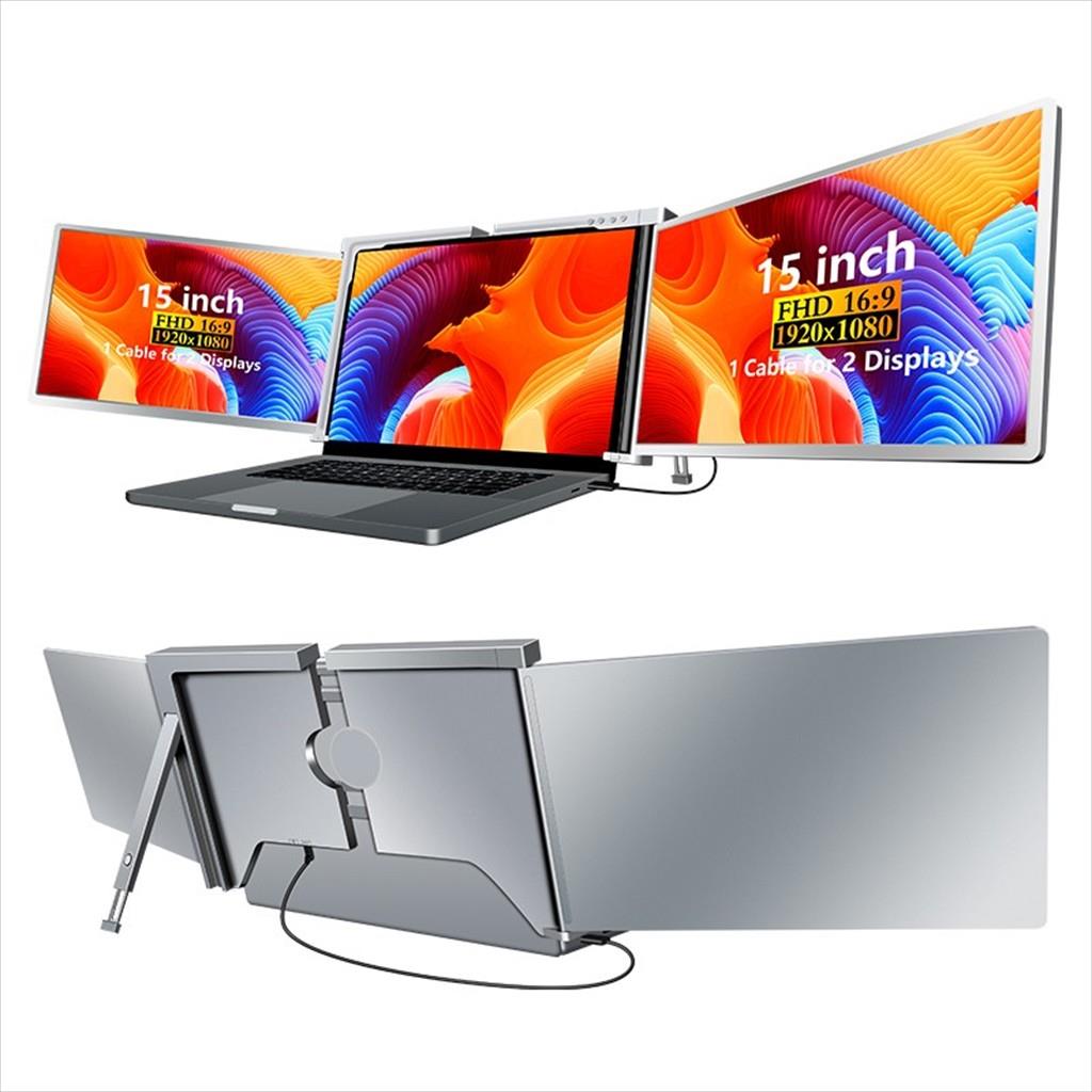 NB 2-SCREEN MONITOR 15" EXTRALINK S600, IPS FULLHD, 15"-17.3" - Image 4