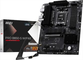 MB AM5 B850-S PRO WIFI6E MSI 4xDDR5 8200Mhz(O.C), HDMI, DP, PCI-Ex16 5.0,PCI-Ex4 4.0,2xPCI-Ex1 3.0,2xM.2,4xSATA3,Wi-Fi 6E, BT 5.3, 7E80-002R