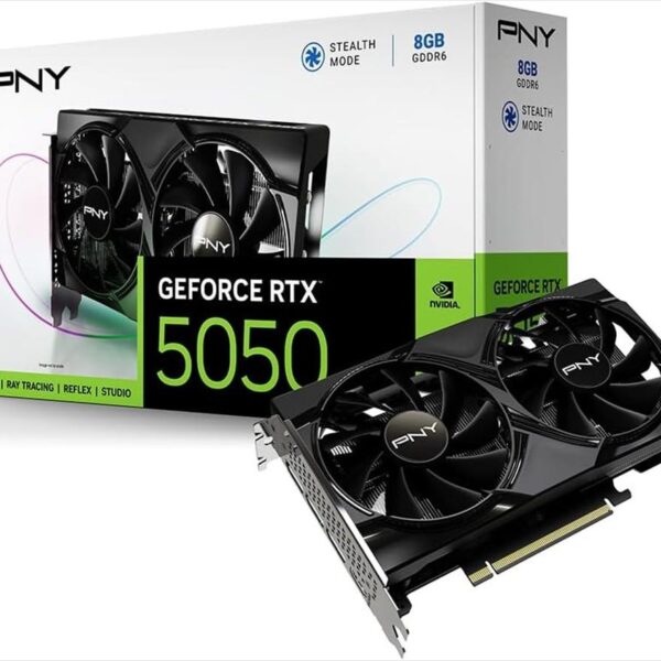 VGA PNY RTX 5050 8GB GDDR6  128-bit, HDMI, 3xDP, VCG50508DFXPB1