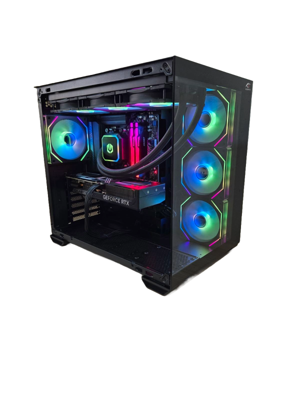Insomnia Shadow Glass 4: B650M, Ryzen 7 7800X3D, 32GB DDR5-6000, RTX5070 32GB, 1TB NVMe, 850W - Image 3