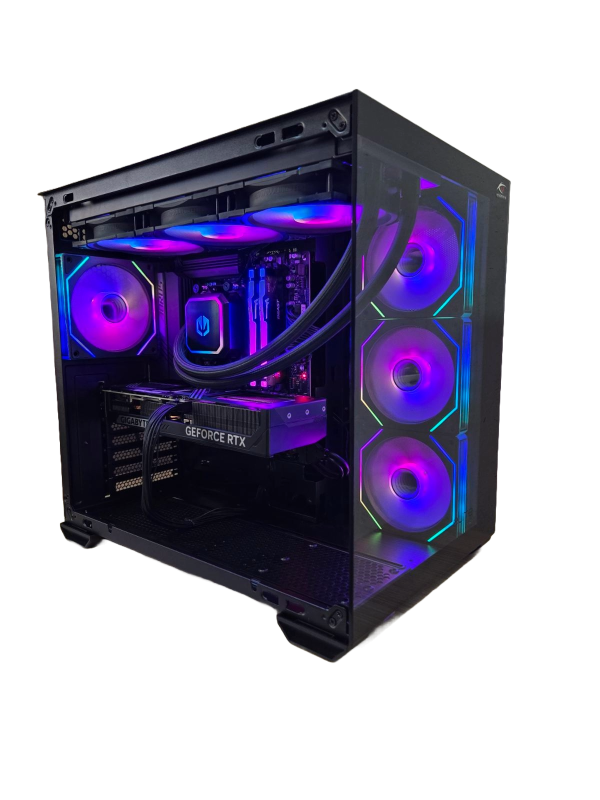 Insomnia Shadow Glass 4: B650M, Ryzen 7 7800X3D, 32GB DDR5-6000, RTX5070 32GB, 1TB NVMe, 850W - Image 4